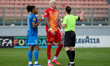 In Ta' Qali, Malta, on February 15, 2025, FIFA international soccer referee Philip Farrugi...