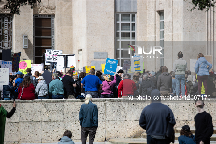 Presidents’ Day Protest In Houston