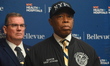 An NYPD officer is shot in the shoulder by a barricaded suspect while attempting to serve...