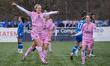 Blackburn Rovers Women's Lucy Newell celebrates after scoring to put them into a 1-0 lead...