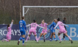 Rachel Dugdale of Blackburn Rovers Women celebrates after scoring their second goal during...