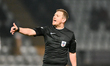 Referee James Durkin gives a thumbs up during the Sky Bet League 1 match between Stevenage...