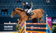Sara Vingralkova from the Czech Republic competes on Nefrieda in the CSI4*-W LF Small Tour...