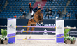 Michael Jung from Germany competes on Qwatt in the CSI4*-W LF Small Tour competition durin...