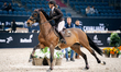 Agnieszka Olszewska from Poland competes on Javenda in the CSI4*-W LF Small Tour competiti...