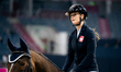 Marta Piszczek from Poland competes on Fidelio in the CSI4*-W LF Small Tour competition du...