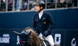 Michael Jung from Germany competes on Fischerheros Z in the CSI4*-W LF Medium Tour competi...
