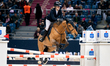 Antonina Kucharska from Poland competes on Chicha Mint in the CSI4*-W LF Medium Tour compe...