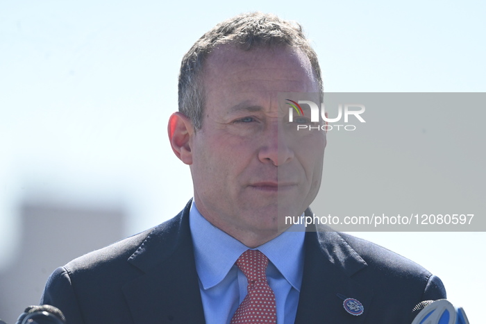 U.S. Congressman Josh Gottheimer (D-NJ-5) Delivers Remarks At A Press Conference Announcing New Actions To Support Air Safety For Passengers And Families Following Massive Layoffs At FAA And Recent Incidents Involving Airplane Crashes