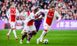 During the match between Ajax and Go Ahead Eagles at the Johan Cruijff ArenA for the Dutch...