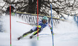 LAPANJA Lila of team Slovenia competes in the Audi FIS Alpine Ski World Cup Women's Slalom...