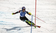 Lara Colturi of team Albania competes in the Audi FIS Alpine Ski World Cup Women's Slalom...