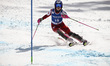 Katharina Truppe of Team Austria competes in the Audi FIS Alpine Ski World Cup Women's Sla...