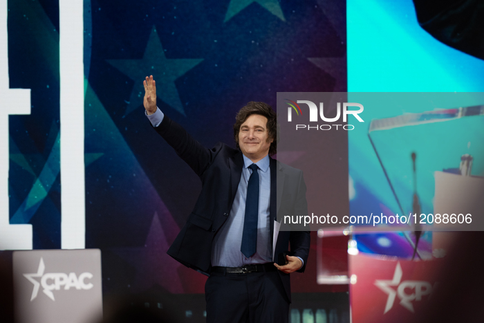 President of Argentina Javier Mile Speaks At CPAC 2025