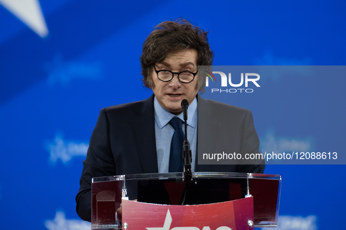 President of Argentina Javier Mile Speaks At CPAC 2025