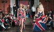 LONDON, UNITED KINGDOM - FEBRUARY 23, 2025: Models walk the runway during Hector Maclean A...
