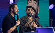 Gianluca Gazzoli participates in World Radio Day in Milan, Italy, on February 20, 2025. Wo...