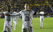 James Rodriguez #10 of Leon FC celebrates after scoring a goal against America during the...