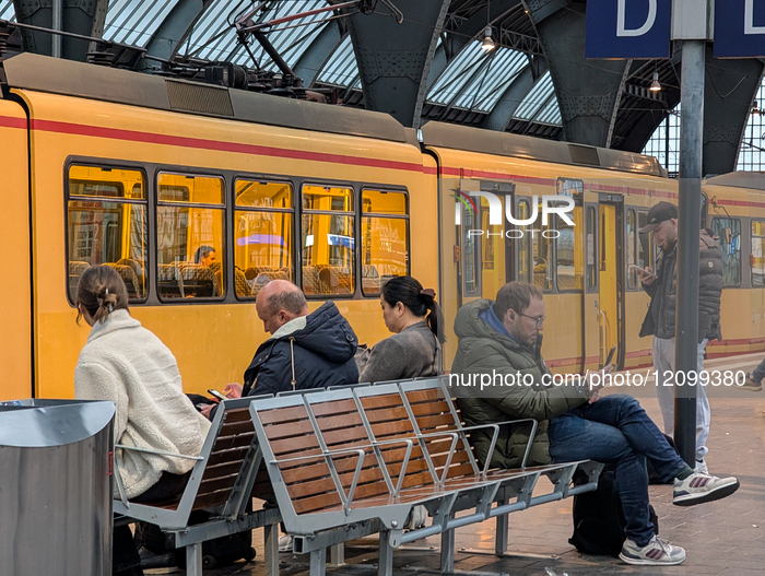 Regional Trains At Karlsruhe Central Station