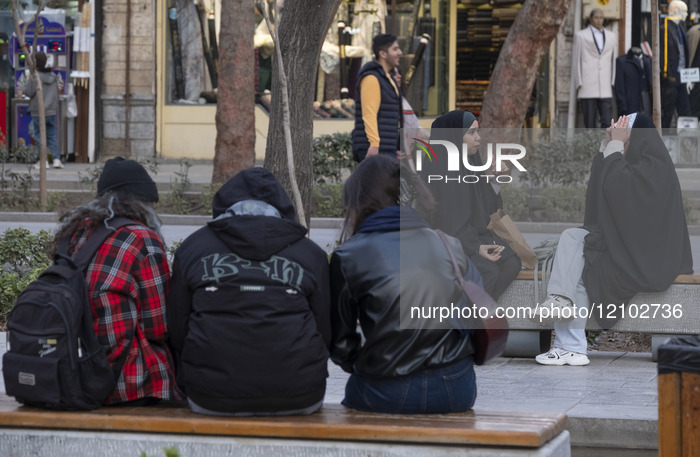 Youths And Daily Life In Historic City Of Isfahan