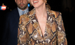 Chiara Ferragni attends the fashion show of Roberto Cavalli during Milan Fashion Week in M...