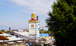 Theresienwiese is the location of the Oktoberfest during the setup period of the beer tent...