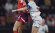 Noelle Maritz and Glodis Viggosdottir during the UEFA Women's Nations League 2024/25 Grp A...