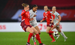 Sveindis Jonsdottir and Ana-Maria Crnogorcevic during the UEFA Women's Nations League 2024...