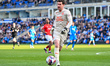Goalkeeper Jed Steer (31 Peterborough United) controls the ball during the Sky Bet League...