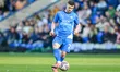 Carl Johnstone (2 Peterborough United) controls the ball during the Sky Bet League 1 match...