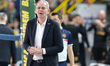 Ljubo Travica is the head coach of the Gas Sales Bluenergy Piacenza team during the match...