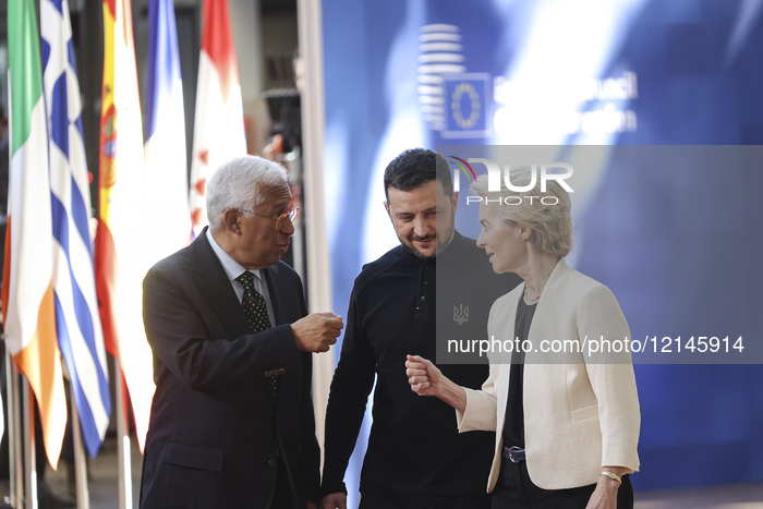 Emergency EU Summit About Ukraine And Defence In Brussels