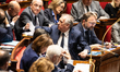 Francois Bayrou, the French Prime Minister, is seen during the session of questions to the...