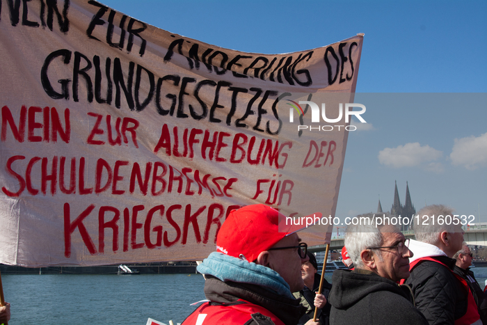 IG Metall Union Calls For Rally For Better Political Policy For Automaker And Steel Industry In Cologne