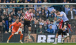 Sheffield Wednesday's Michael Smith heads towards the goal during the Sky Bet Championship...