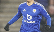 #11, Bilal El Khannouss of Leicester City participates in the Premier League match between...