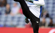 Diogo Dias Fernandes of FC Porto warms up before the Liga Portugal Betclic match between F...