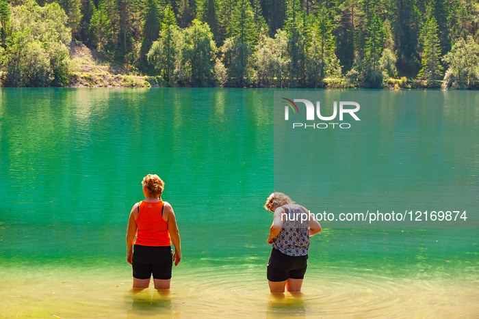 Austrian Lake Heiterwang In Tyrol