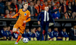 Netherlands midfielder Frenkie de Jong participates in the match between the Netherlands a...