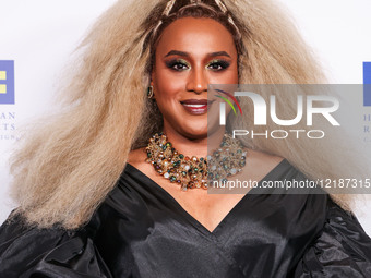 Honey Mahogany arrives at the Human Rights Campaign's 2025 Los Angeles Dinner held at the Fairmont Century Plaza on March 22, 2025 in Centur... by Image Press Agency/NurPhoto
