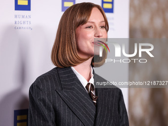 American actress and comedian Hannah Einbinder arrives at the Human Rights Campaign's 2025 Los Angeles Dinner held at the Fairmont Century P... by Image Press Agency/NurPhoto