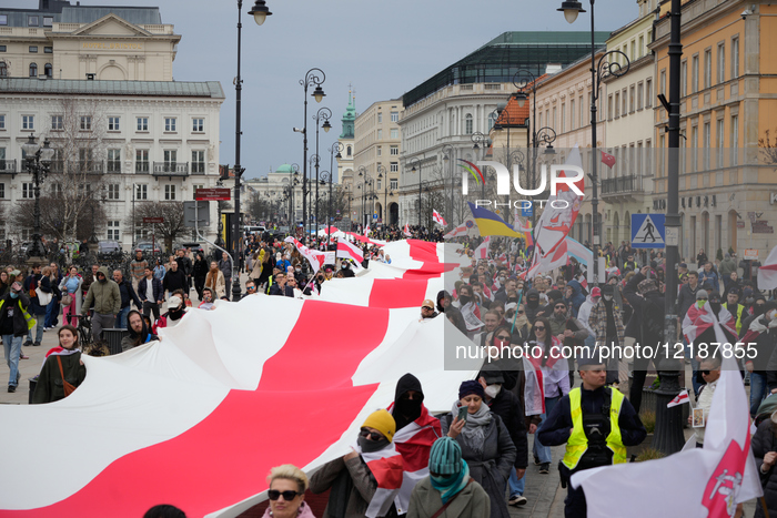Belarus Opposition Rally 