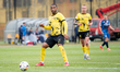 Lisandro Semedo and Jacek Goralski participate in the game between Wieczysta Krakow and Ol...