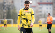 Chuma participates in the game between Wieczysta Krakow and Olimpia Elblag in Krakow, Pola...