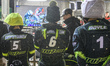 (From left to right) Emil Sayfutdinov, Dan Thompson, and Jason Doyle of Ipswich Witches wa...