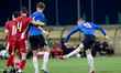 Ramol Sillamaa of Estonia plays during the Under-21 International Friendly soccer match be...