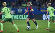 Alexia Putellas of FC Barcelona controls the ball during the Women's UEFA Champions League...