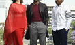 (L-R) Actress Hailee Steinfeld, director Ryan Coogler, and actor Michael B. Jordan pose fo...