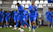 Arnor Ingvi Traustason of Iceland is in action during the UEFA Nations League Play-offs 2n...
