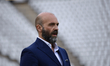 Iceland head coach Amar Gunnlaugsson is in action during the UEFA Nations League Play-offs...